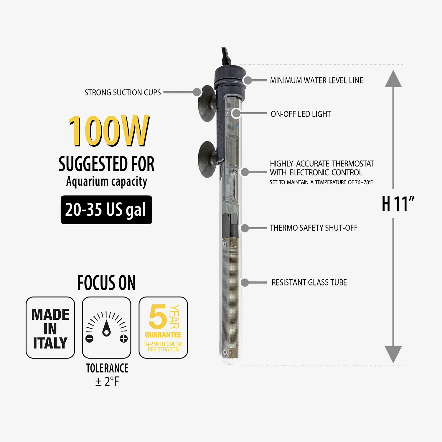 SCUBA Preset Submersible Heater - Image 3